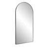 Howard Elliott Van Buren Stainless Steel Framed Mirror - 2 of 4