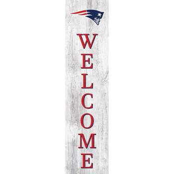 NFL New England Patriots 48" Welcome Leaner