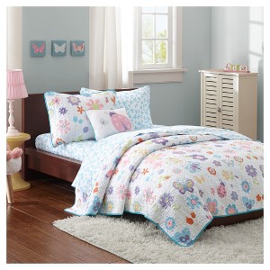 Majestic Mia Quilt and Sheet Set (Twin) 6pc