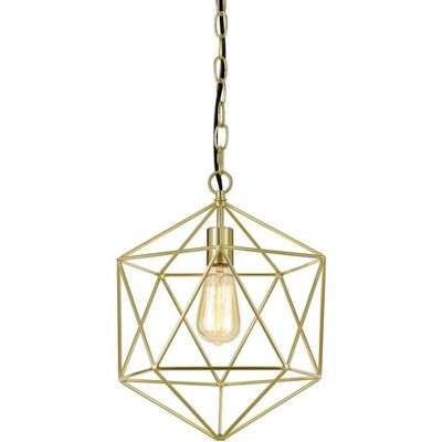 AF Lighting Bellini One-Light Chandelier in Brushed Gold