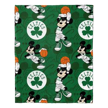 NBA Boston Celtics Mickey Silk Touch Throw Blanket and Hugger