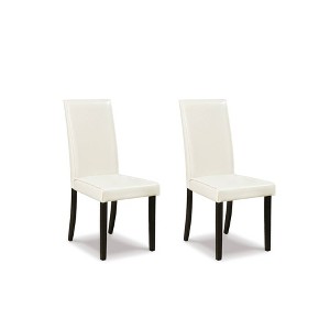 Set of 2 Kimonte Dining Upholstered Side Chairs Ivory - Signature Design by Ashley - 1 of 4