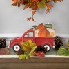 Northlight 14" Red Truck with Pumpkins Fall Harvest Sign Decoration - 2 of 4