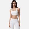 Anna-Kaci Active Women's Ribbed Scoop Neck Sports Bra with Wide Straps - 4 of 4