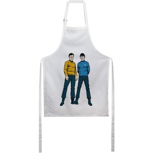 Spock & Captain Kirk Direct To Garment Apron - 1 of 1