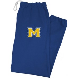Mcneese State University Officially Licensed Apparel - Primary Logo School Color Jogger Sweatpants - 1 of 4