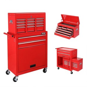Karl Home 8-Drawer Rolling Tool Chest with Wheels - 1 of 4