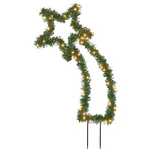 vidaXL Christmas Light Decoration with Spikes Meteor 115 LEDs 35" - 1 of 4