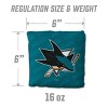 NHL San Jose Sharks 4pk Teal Toss Game Set - 3 of 4
