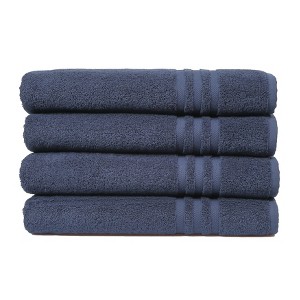 Linum Home Textiles 100% Turkish Cotton Denzi Bath Towels (Set of 4) - 1 of 4