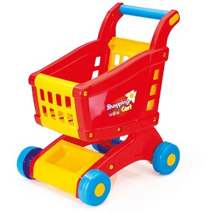 Dolu My Pretend Play Shopping Cart Toddler Push Toy for Kids Ages 2 and Up, Red - 1 of 4