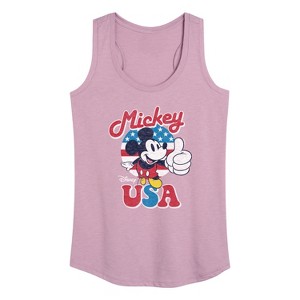 Women's - Disney - Americana Graphic Racerback Tank - 1 of 4