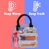 OPUX Insulated Lunch Box Women, Cooler Bag Tote Girls Kids Teen Adult, Soft Reusable Thermal Meal Prep Purse - 2 of 4