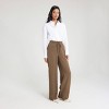 Women's Pull-On Linen Like Straight Leg Pants - A New Day™ - 2 of 4