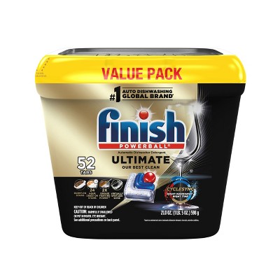 Finish Fresh Ultimate Dishwasher Detergent Tablets - 52ct