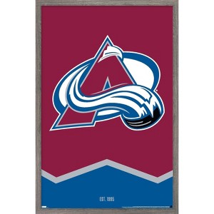 Trends International NHL Colorado Avalanche - Logo 21 Framed Wall Poster Prints - 1 of 4