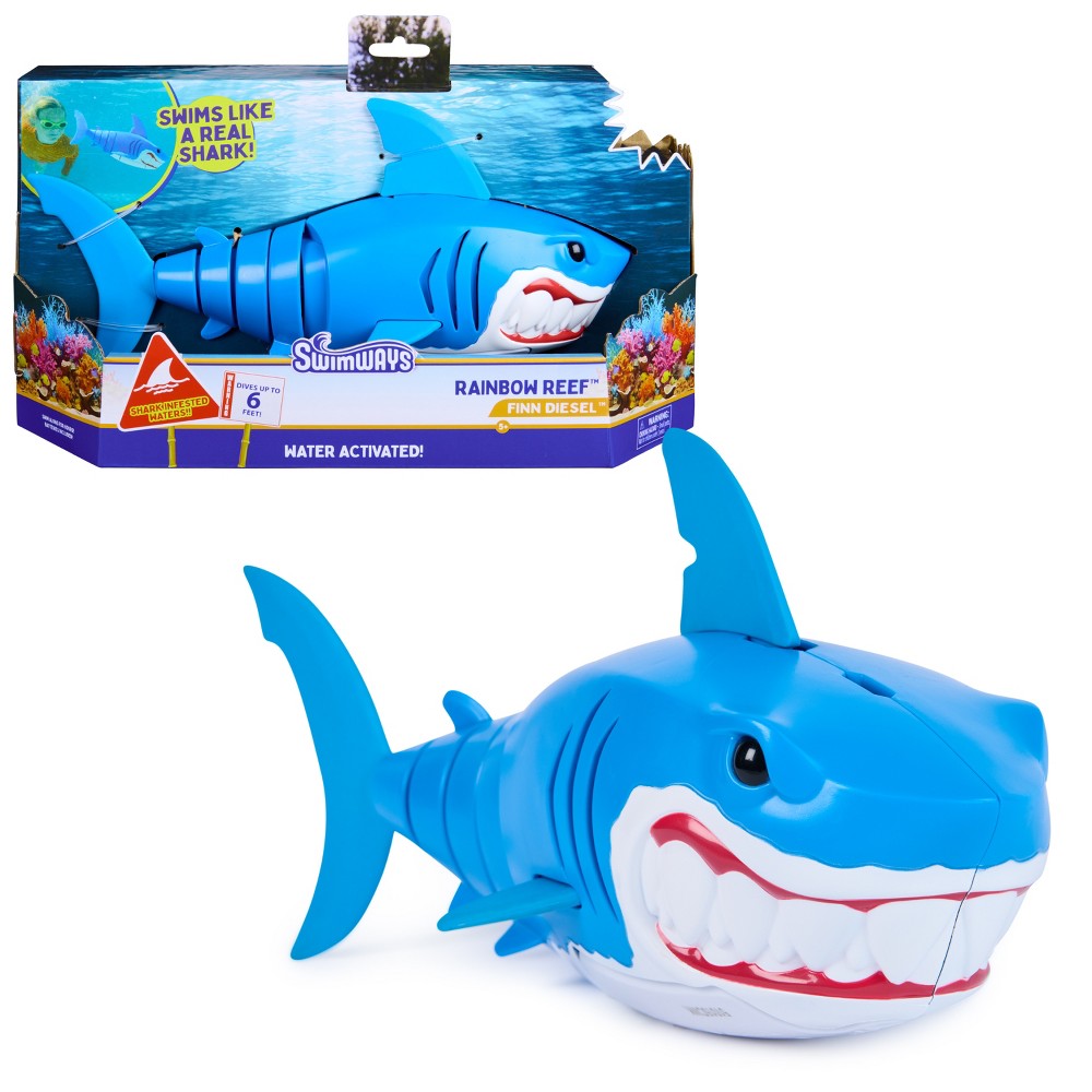 Swimways Rainbow Reef Shark Dive Toy