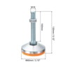 Unique Bargains Carbon Steel Non-Skid Adjustable Furniture Table Feet Leveling Feet 2 Pcs - 2 of 4