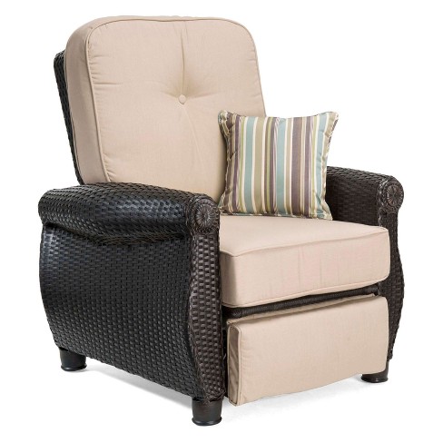 La Z Boy Outdoor Breckenridge Wicker Outdoor Recliner With