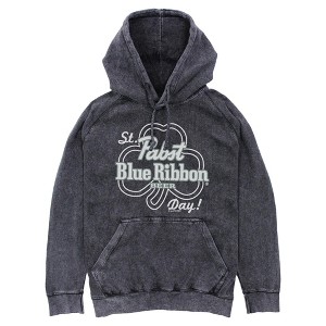 Men's Pabst Blue Ribbon Irish Beer Pull Over Hoodie - 1 of 2