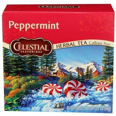 Peppermint Tea by Celestial Seasonings  -  40 Bag