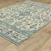 Oriental Weavers Francesca FR08H Ivory/Blue Indoor Area Rug - 2' x 3' - 3 of 4