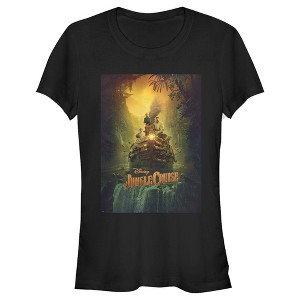 Juniors Womens Jungle Cruise Movie Poster T-Shirt - 1 of 4