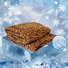 1pc Cooling Blanket - Double-Sided Cooling Technology Blanket, Leopard Print Bedding, Blankets, For Couch, Bed, Sofa, Office, Living Room. - 3 of 4