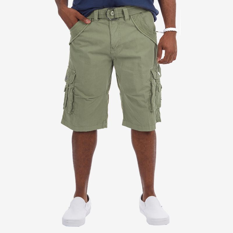 X RAY Men's Classic Fit 12.5" Inseam Knee Length Cargo Shorts, 1 of 5