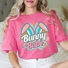 Simply Sage Market Women's Bunny Babe Colorful Ears Short Sleeve Garment Dyed Tee - 2 of 2