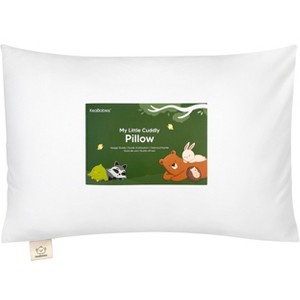 KeaBabies Cuddly Toddler Pillow with Pillowcase, 13X18 Kids Pillow for Sleeping, Small Travel Pillows, Nursery Pillow - 1 of 4