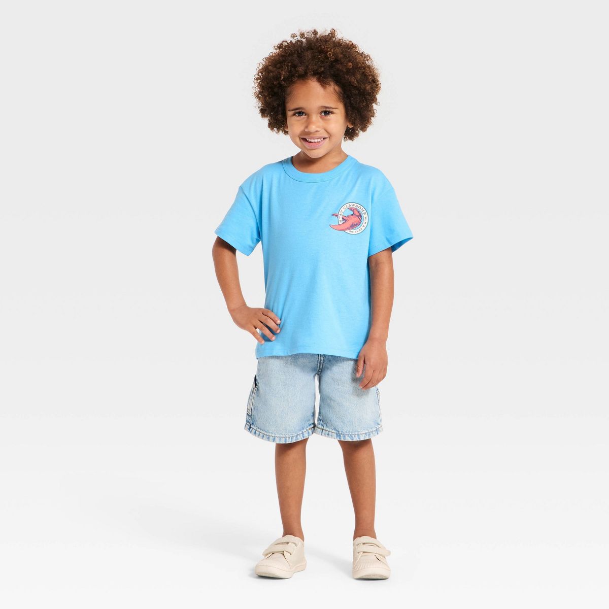 Toddler Boys' Short Sleeve Oversized T-Shirt - Cat & Jack™ - thumbnail 4