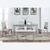 5-Piece Dining Set with Wooden Kitchen Table, 4 Chairs and a Bench - 2 of 4