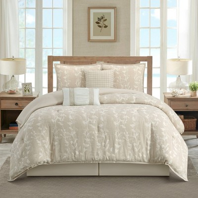 Nanshing Dauria Comforter Bedding Set Taupe