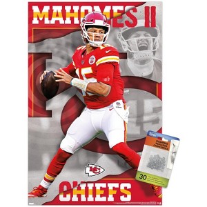 Trends International NFL Kansas City Chiefs - Patrick Mahomes II 22 Unframed Wall Poster Prints - 1 of 4