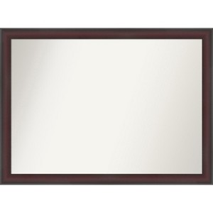 Amanti Art Grand Narrow Non-Beveled Framed Bathroom Vanity Wall Mirror - 1 of 4
