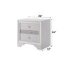 NicBex Nightstand with Drawers,Side Table with Wood Tapered Legs and Finish,Modern Bedside Table for Bedroom,Living Room - 3 of 4