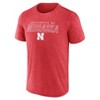 NCAA Nebraska Cornhuskers Men's Heather Poly T-Shirt - 2 of 3