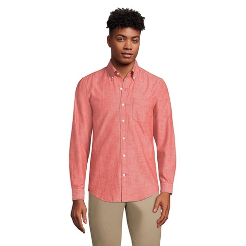 Chambray shirt mens on sale outfit