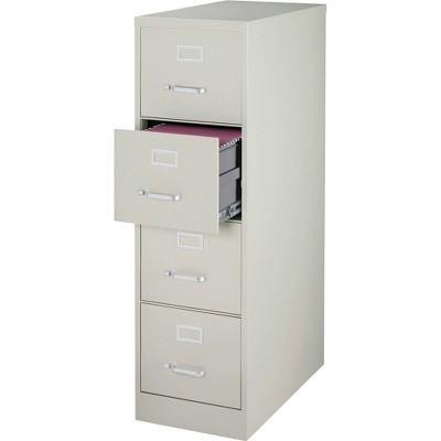 Lorell Vertical File 22" Deep 4-Dwr 15"x22"x52" LGY 42295