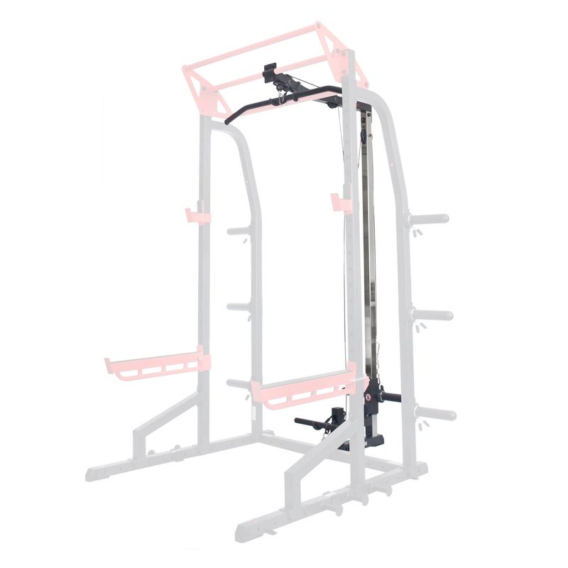 Sunny Health &#38; Fitness Lat Pull Down Attachment Pulley System for Power Racks, 4 of 18