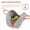 Tirrinia Fashionable Lunch Bag with Leather Handle, Insulated  Reusable Lunch Totes for Women & Men, Lunch Box for Working, Picnic, School - 2 of 4