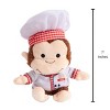 Curious George Cuteeze 7" Inch Collectible Plush Toy, Chef Hat - 4 of 4