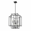 Z-Lite Titania 8 - Light Chandelier in  Matte Black - 3 of 4