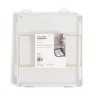 U Brands 8" Mesh Locker Shelf White and Gold - 3 of 4