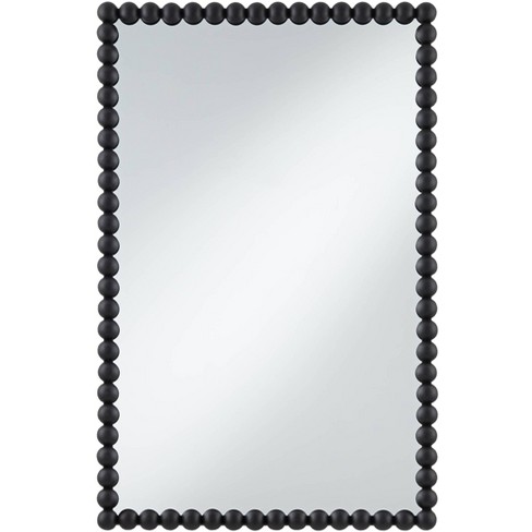 Uttermost Harmer Black Iron Beaded 22 1/4" X 34 1/2" Wall Mirror : Target