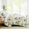 Southshore Fine Living Passiflora 300 Thread-Count 100% Cotton Sateen Floral Duvet Cover Set - 3 of 4