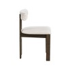 Vatros Modern Boucle Upholstered Kitchen Side Chairs Wooden Dining Chairs Set of 2 - 4 of 4