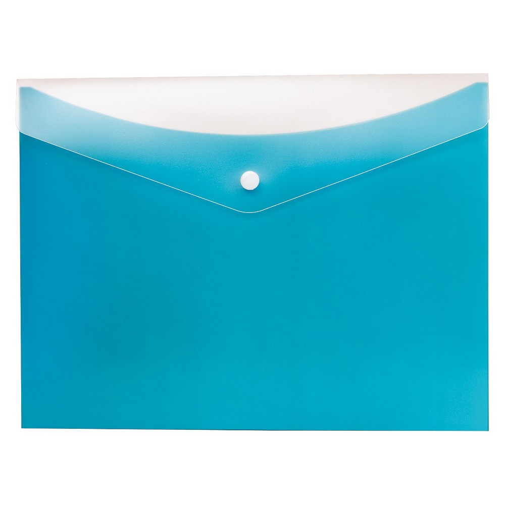 UPC 607972027747 product image for Globe-Weis Poly Snap Envelope Letter - Blueberry | upcitemdb.com