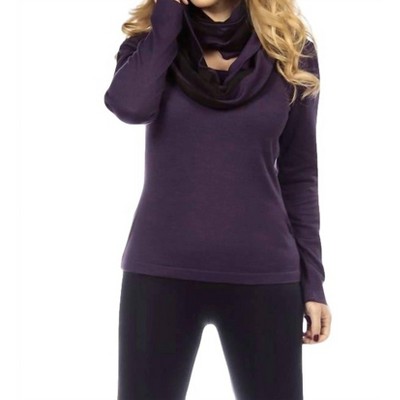 Women's Long Sleeve Scoop Neck Top - ANGEL